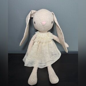 Jellycat London Jolie Bunny Rabbit Plush Sparkle Tulle Dress 11”